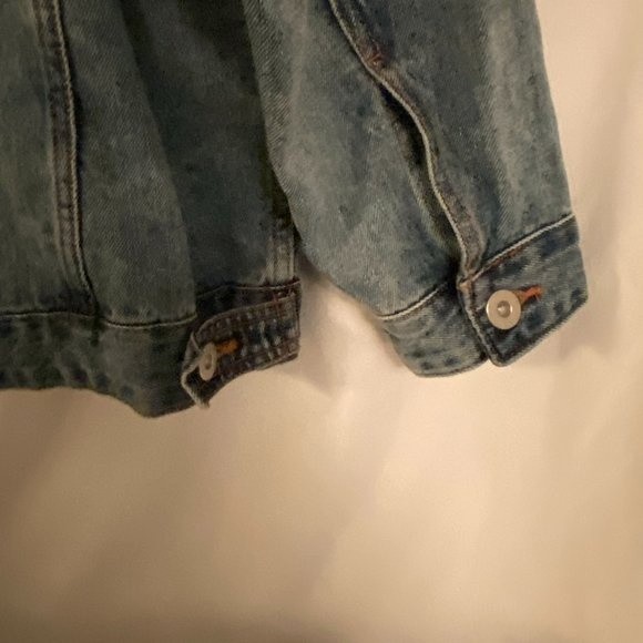 Wild Fable Woman's denim jacket metal button - L - Picture 7 of 7